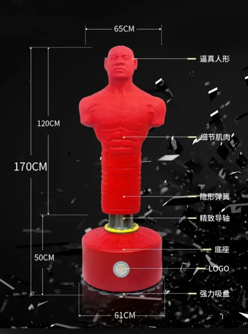 Durable Silicone Sandbag Boxing Man Punching Fighting Man Böyük İnsan Formalı Boks Üçün Məşq Qruşası (Müqəvva) - Image 3