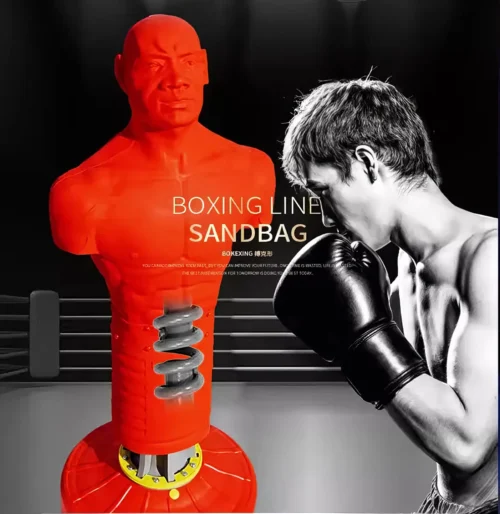 Durable Silicone Sandbag Boxing Man Punching Fighting Man Böyük İnsan Formalı Boks Üçün Məşq Qruşası (Müqəvva) - Image 8