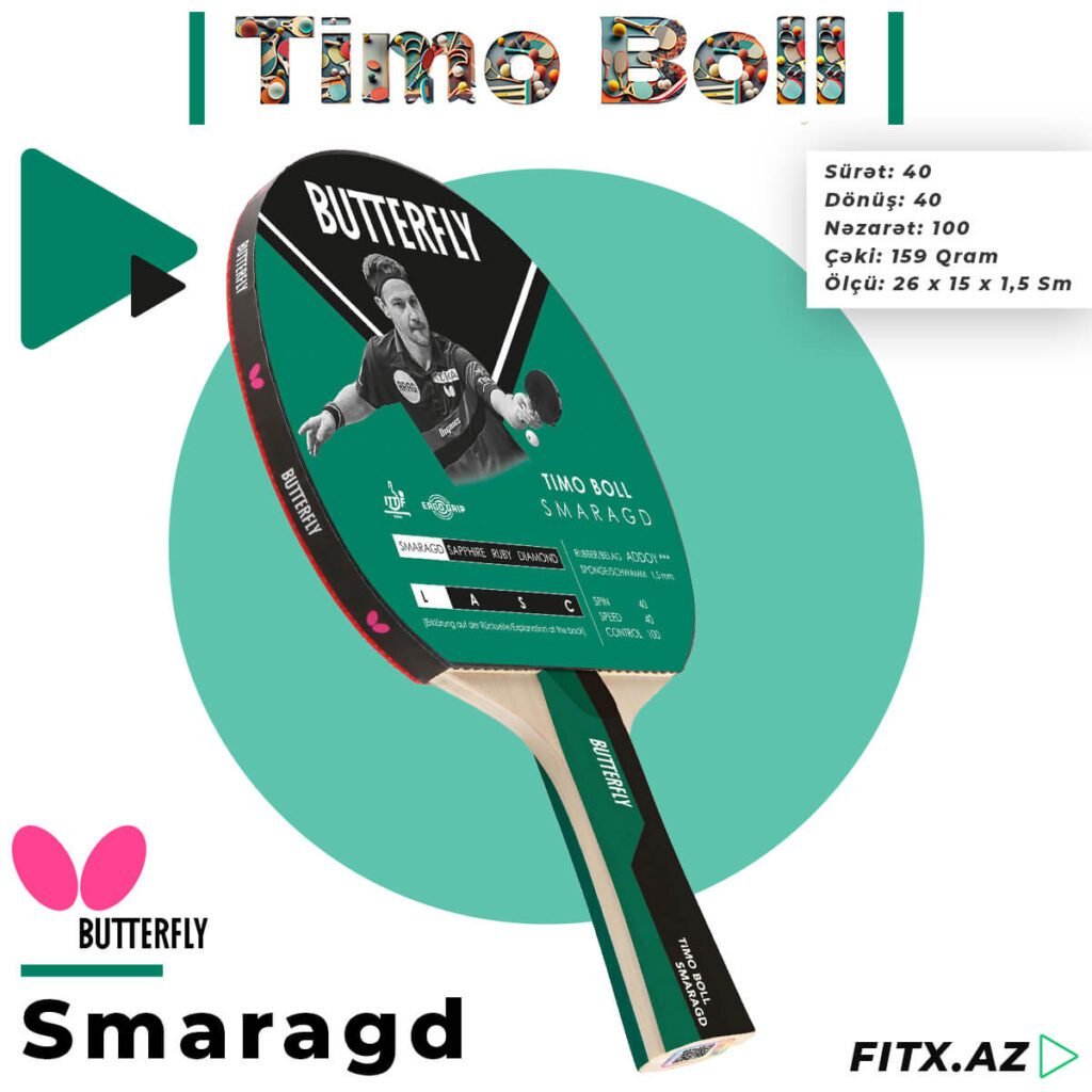 Butterfly Dimitrij Ovtcharov Ruby Table Tennis Racket Tennis Raketi ...