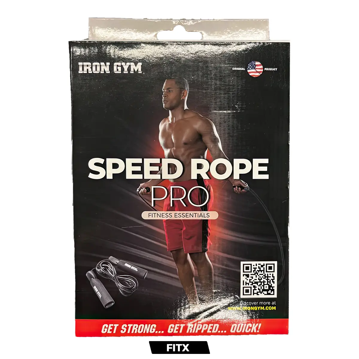 Iron gym best sale nylon speed rope