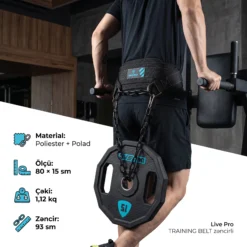 Live Pro TRAINING BELT LP8716 Ağırlıq Qaldırma Kəməri