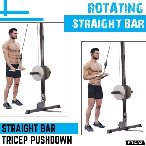Chrome Straight Press Down Bar - Image 3