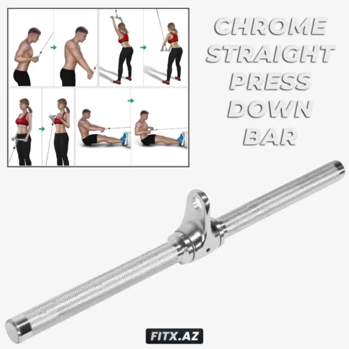 Chrome Straight Press Down Bar