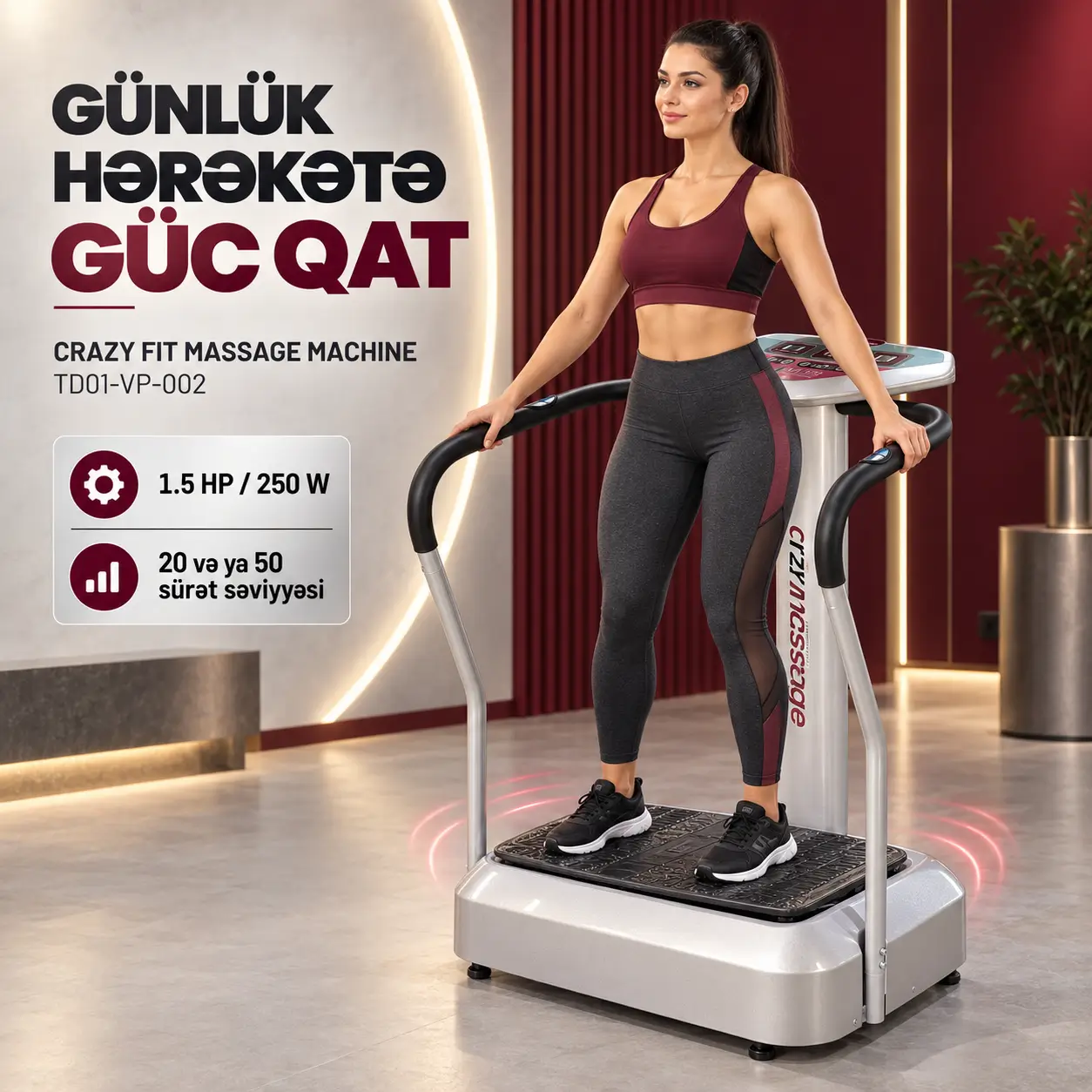 Crazy Fit Massage Machine TD01-VP-002