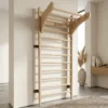 Aspo Wooden Climbing Ladder Gimnastika Dırmanma Nərdivanı İsveç Divarı