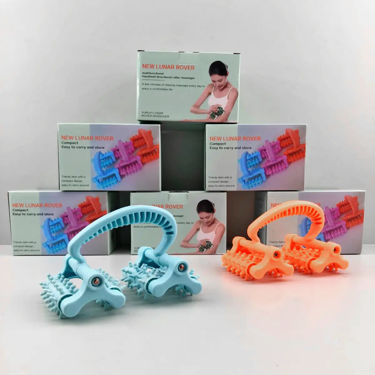 Hand-Push Body Massager Rolling Relieve Fatigue Roller Massager - Image 4