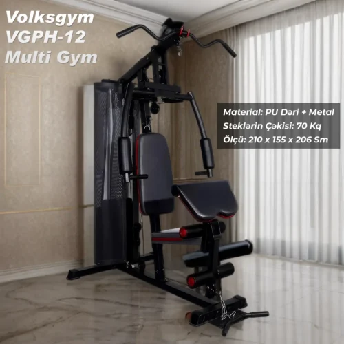 Volksgym VGPH-12 Multi Gym Çoxfunksiyalı Trenajor