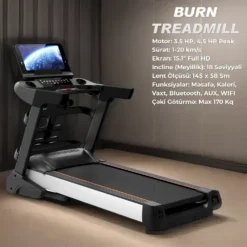 BURN 586DS Treadmill Qaçış Trenajoru (Беговой)