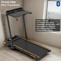 KLN TG100 Pro Mini Treadmill Qaçış Trenajoru (Беговой)