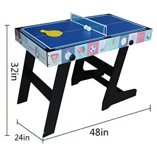 4 in 1 Multifunctional Table Folding Table Football Pool Table Hockey Table Tennis Masa Oyunu - Image 7