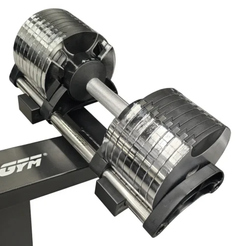 Adjustable Dumbbell 2-32 Kg Rack Set Qantel Dəsti - Image 4