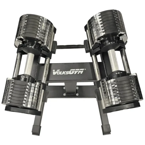 Adjustable Dumbbell 2-32 Kg Rack Set Qantel Dəsti - Image 2