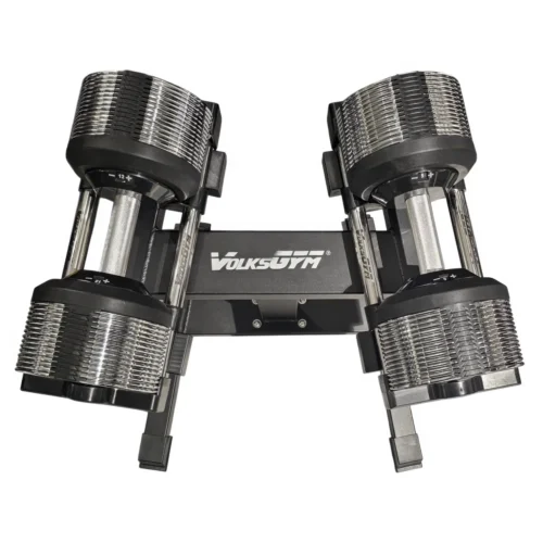 Adjustable Dumbbell 3-32 Kg Rack Set Qantel Dəsti - Image 4