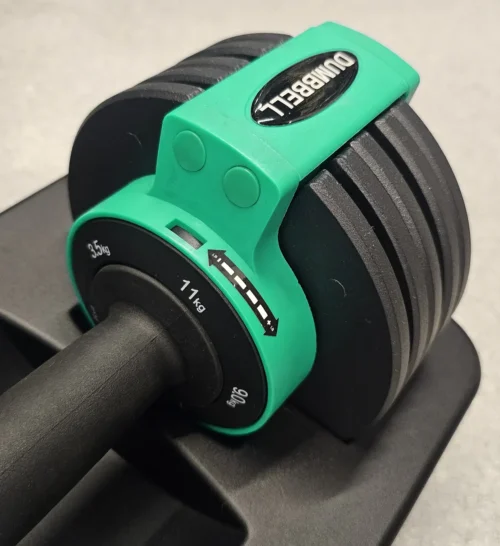 Adjustable Dumbbell 3.5-11 Kg Rack Set Qantel Dəsti - Image 4