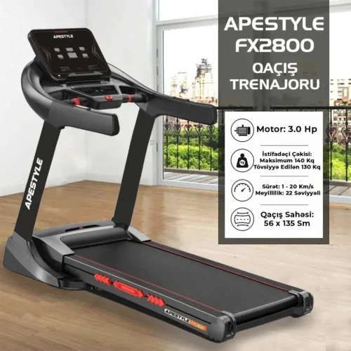 Apestyle FX2800 Qaçış Trenajoru Treadmill (Беговой)