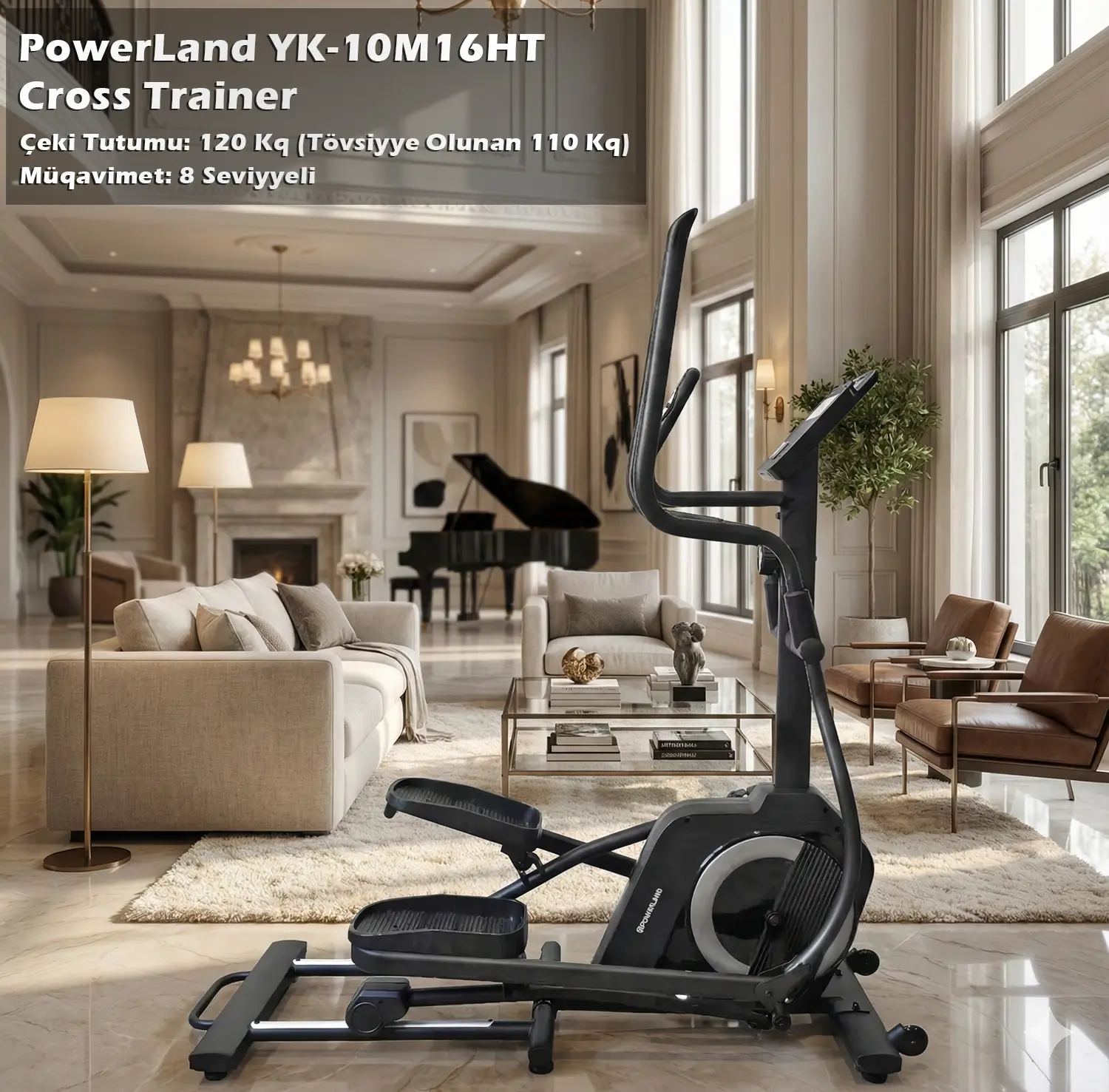 PowerLand YK-10M16HT Cross Trainer Xizək Trenajoru