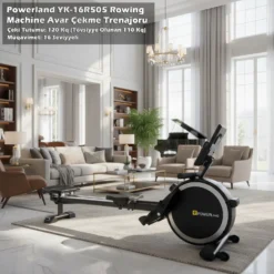 Powerland YK-16R505 Rowing Machine Avar Çəkmə Trenajoru