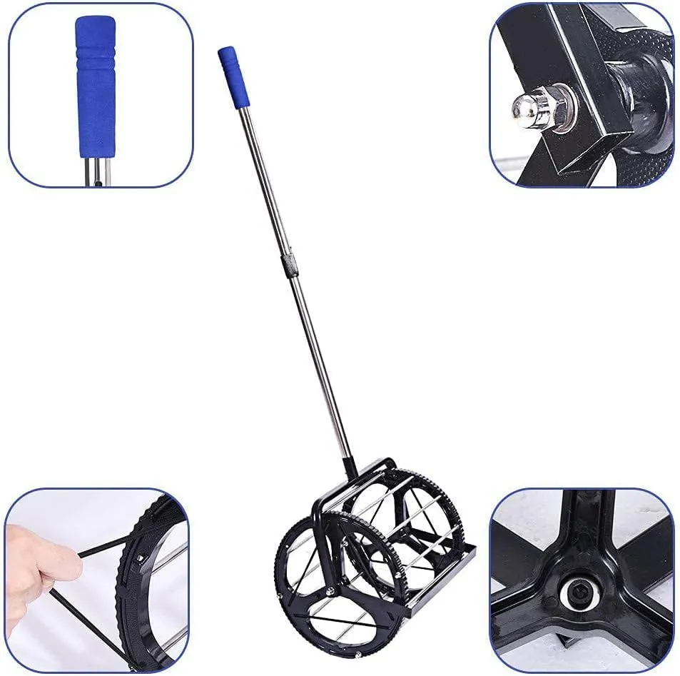 Tennis Ball Collector Roller Sturdy Adjustable Pickleball Picker - Image 4