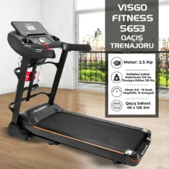 Visgo Fitness S653 Qaçış Trenajoru Treadmill (Беговой)