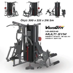 Volksgym VG-220HG 3 Station Multi Gym Çoxfunskiyalı Trenajor