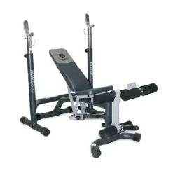 Marcy Mid Weight Bench Multi-Purpose Oversized Bar Durable Construction MWB850 Jimloja Skamya
