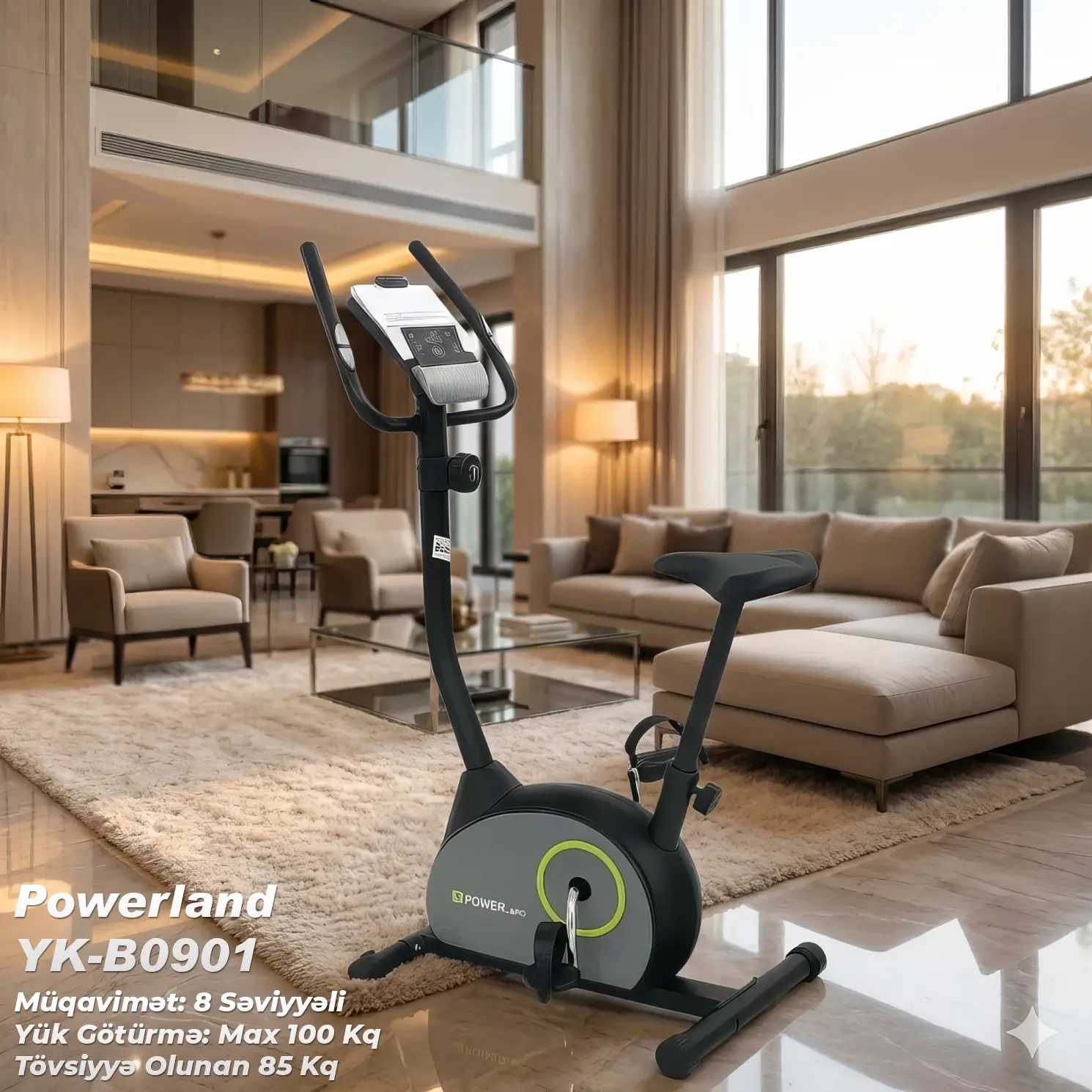 Powerland YK-B0901 Exercise Bike Velotrenajor