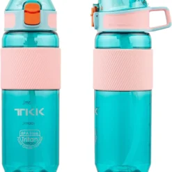 TKK Water Bottle with Straw 600ml