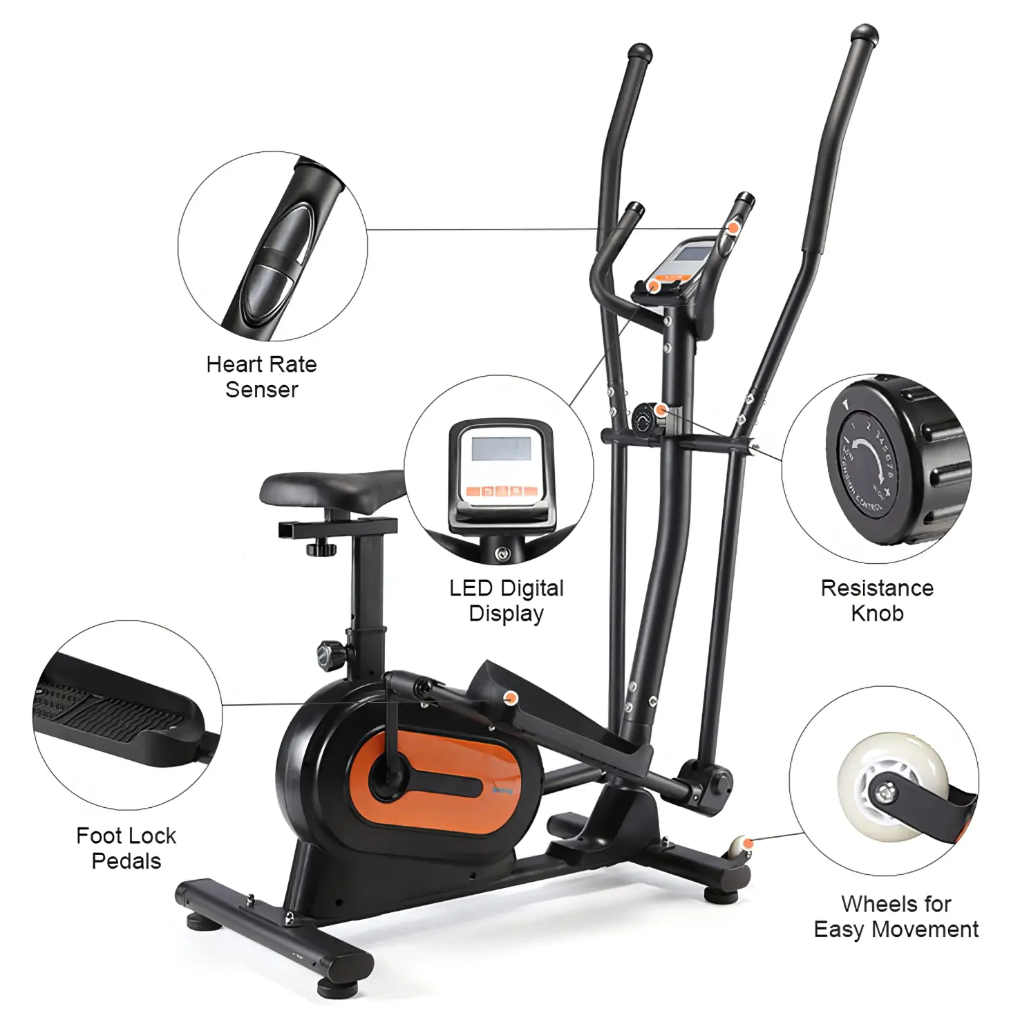 Art Fit CH-900S Cross Trainer Elliptik Xizək - Image 2