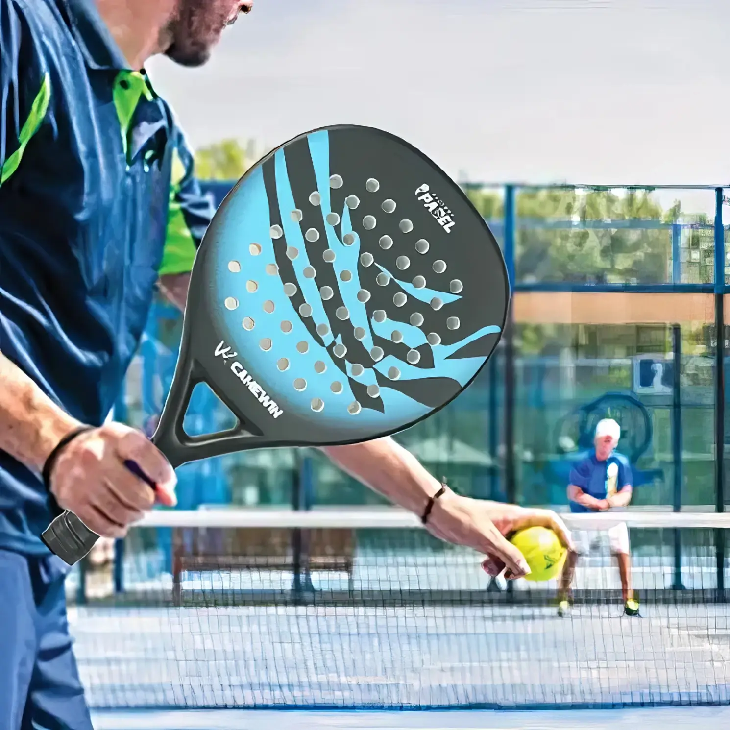 Camewin Padel Tennis Racket Plastic Diamond Shape 365 Qram Padel Raketi - Image 11