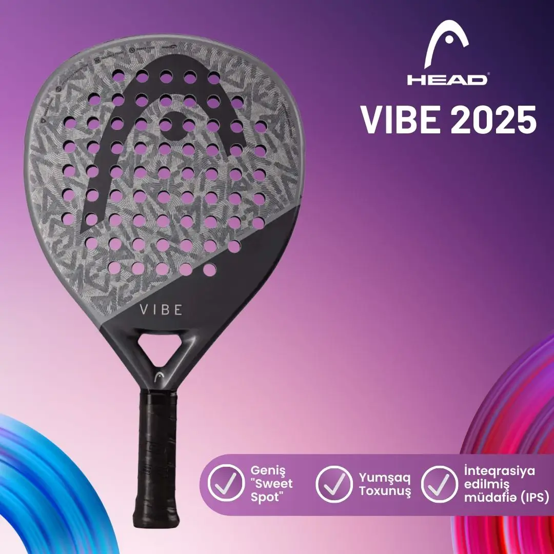 Head Vibe Black Padel Raketi