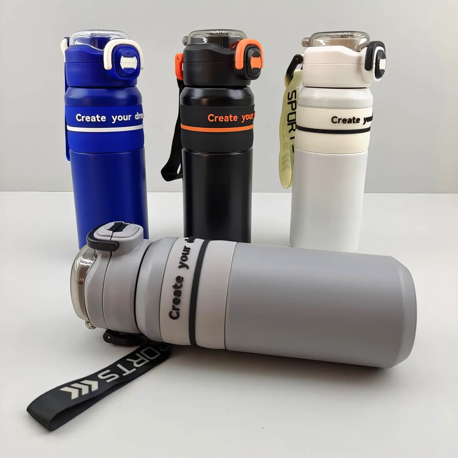 Create Your Dreams Water Bottle Metal Su Qabı - Image 3