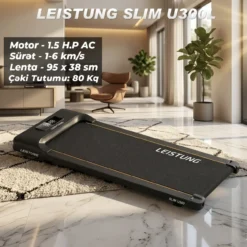 LEISTUNG SLIM U300 Treadmill Qaçış Trenajoru (Беговой)
