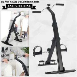 Mini Exercise Bike Mini Velotrenajor Həm Əl Həm Ayaq AF