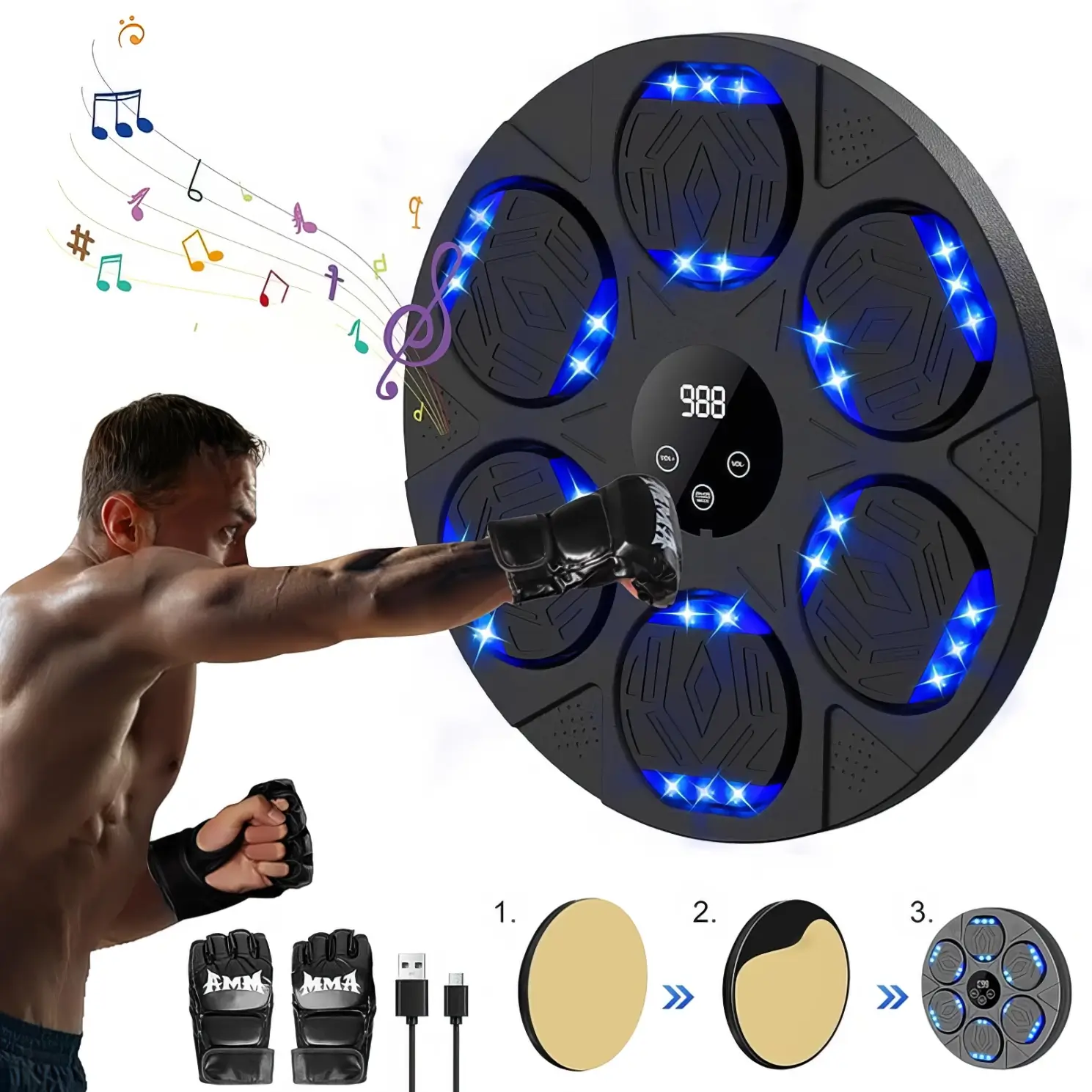 Music Boxing Machine Electronic Boxing Target 2 - Image 3