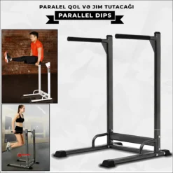 Parallel Bar Dip Station Jim Tutacaqlı Paralel Qol