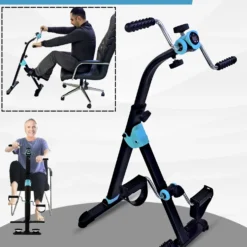 Pedal Exerciser Adjustable Fit Arm Leg Exercise Peddler Mini Velotrenajor