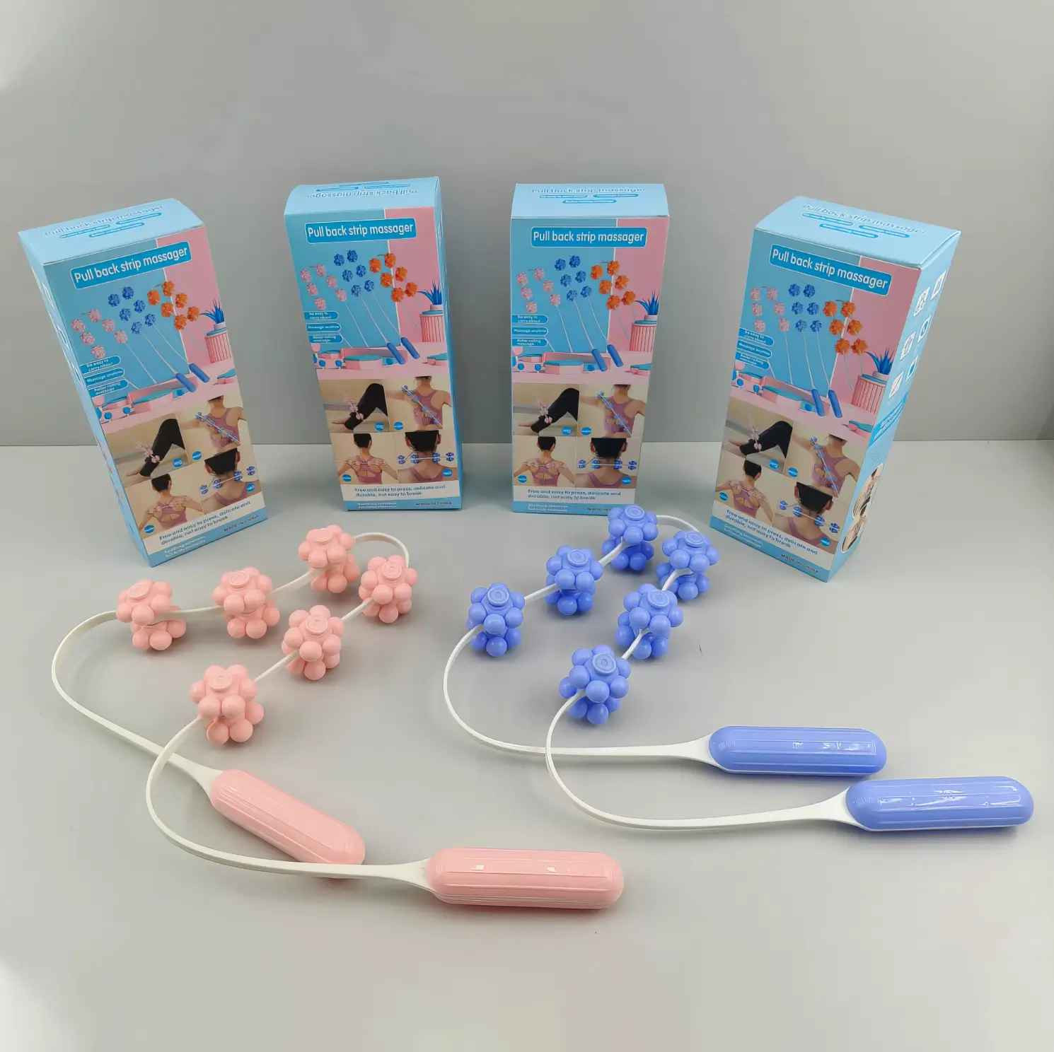 Pull Back Strip Massager Manual Back Massage Roller Masaj Aləti - Image 2