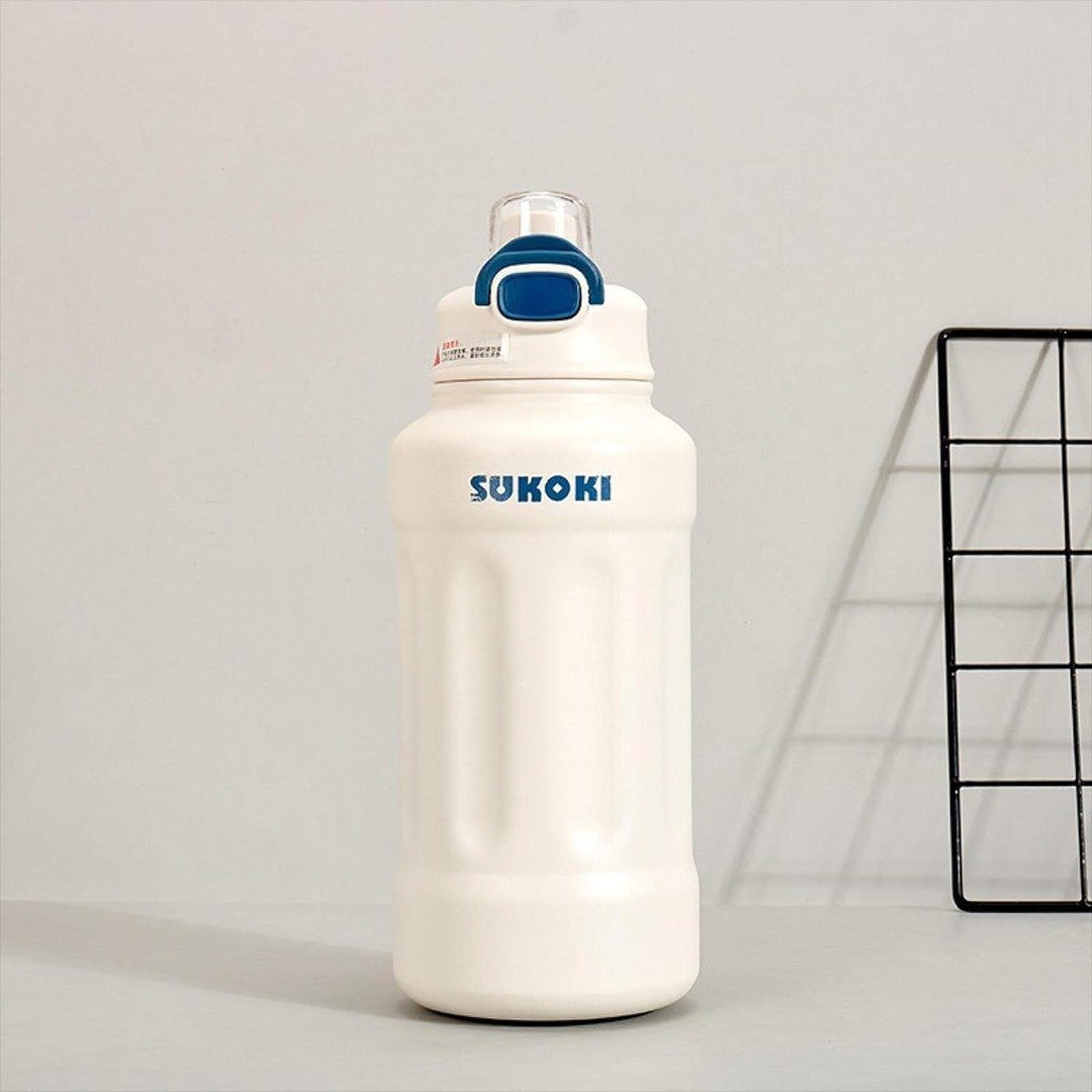 SUKOKI Sport Water Bottle Hiking Tumbler Metal Su Qabı 2 - Image 6