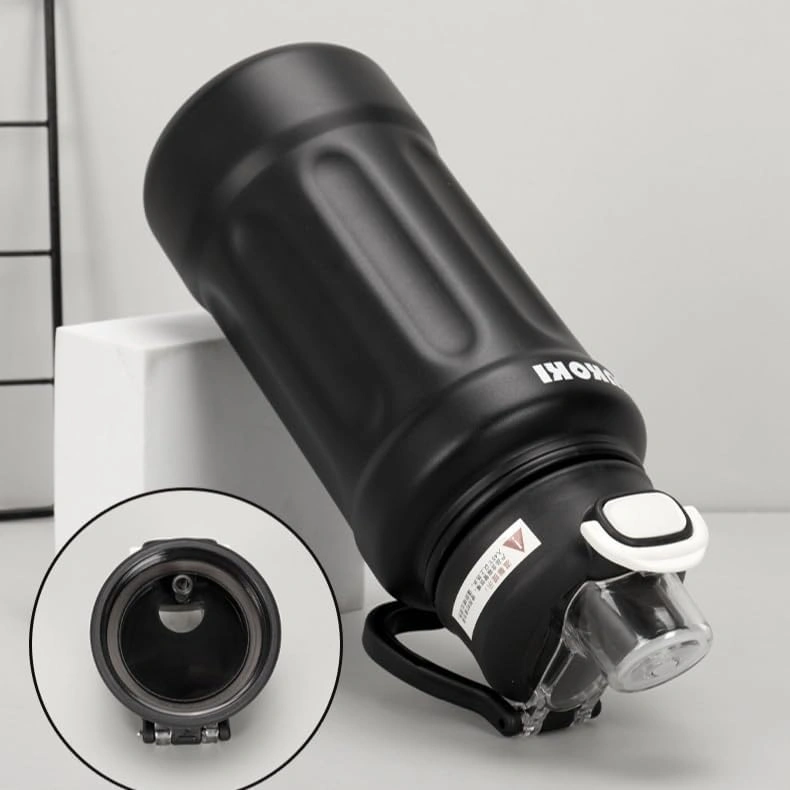 SUKOKI Sport Water Bottle Hiking Tumbler Metal Su Qabı 2 - Image 4