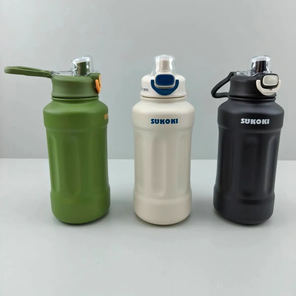 SUKOKI Sport Water Bottle Hiking Tumbler Metal Su Qabı 2 - Image 2