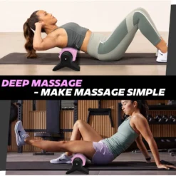 Trigger Point Foam Roller with Stand Deep Tissue Back Muscle Massage