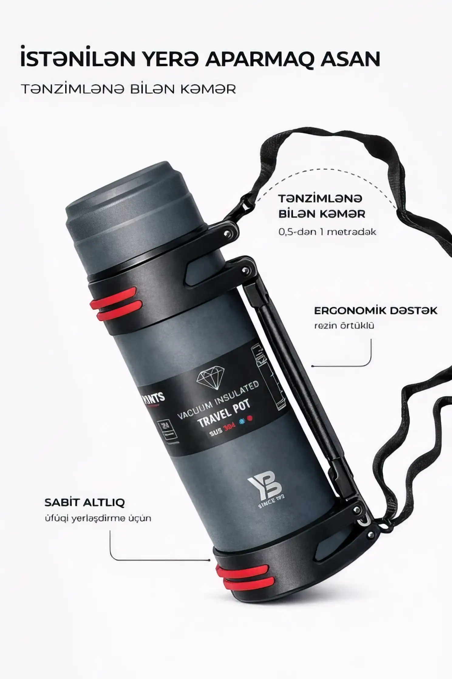 Vacuum İnsulated Travel Pot Termos - Image 9