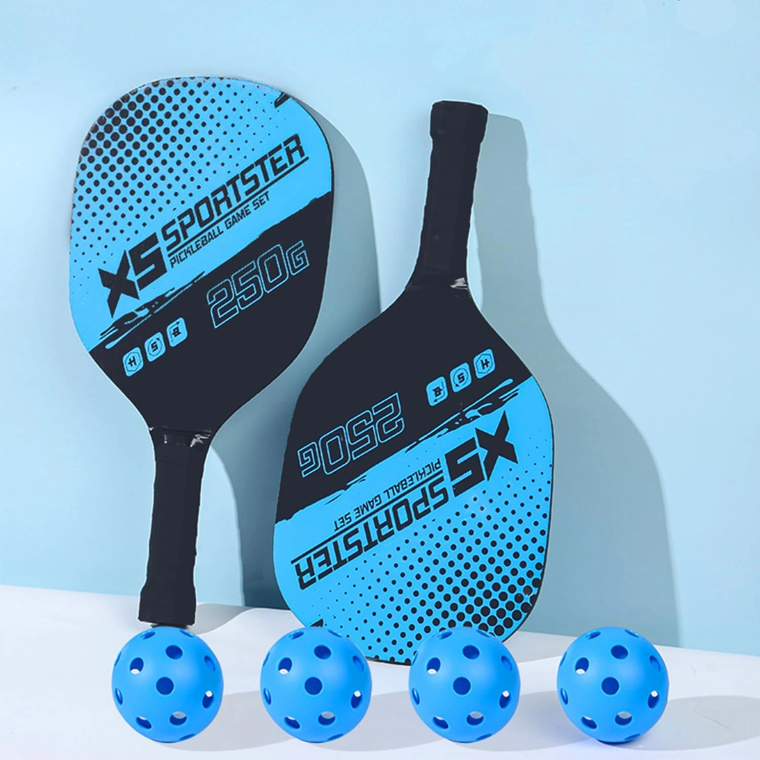 XS Sporter Pickleball Paddle Game Set Wooden