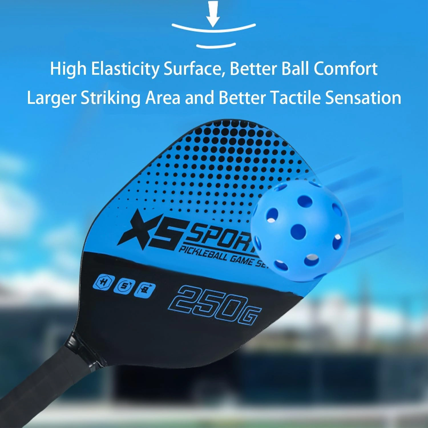 XS Sporter Pickleball Paddle Game Set Wooden - Image 7