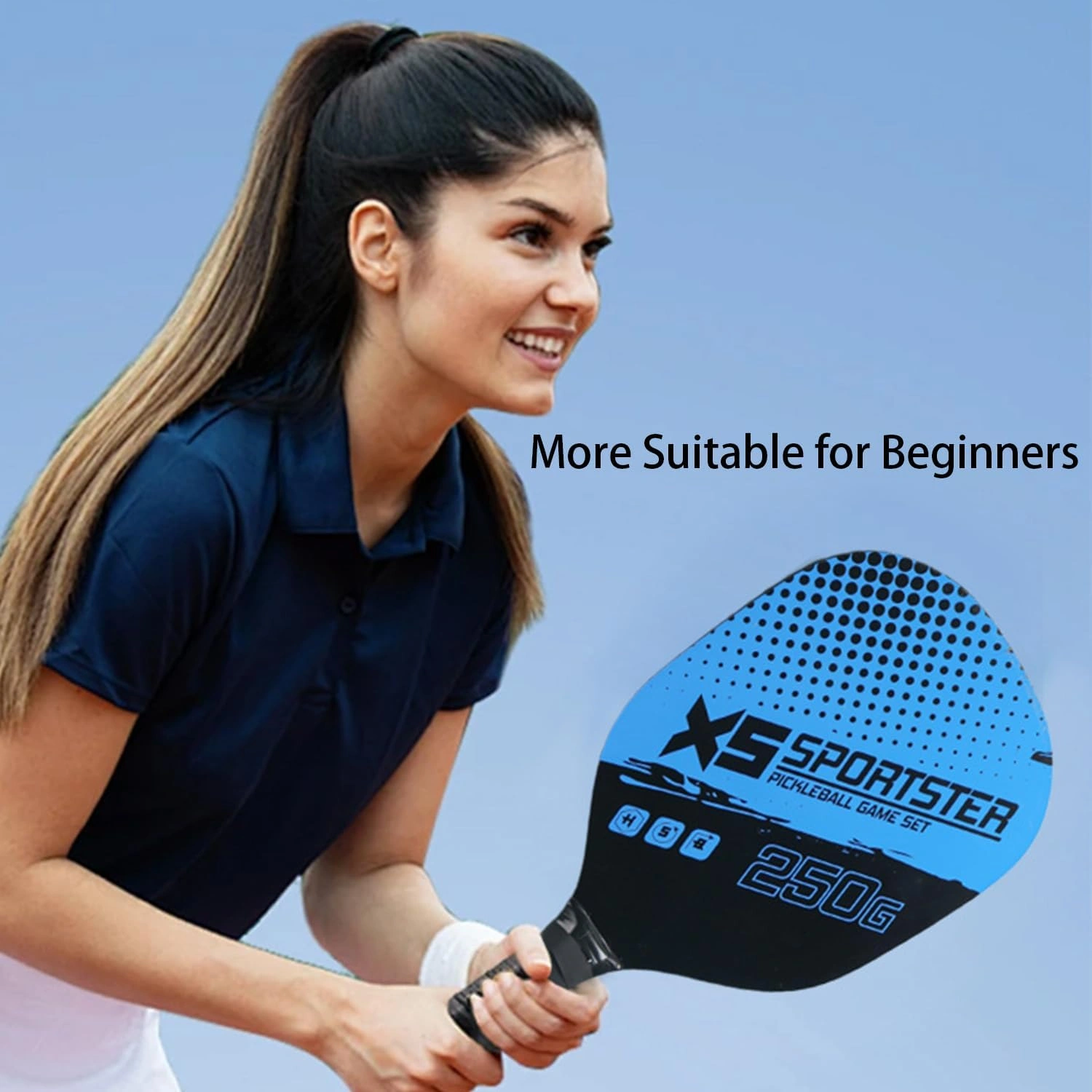 XS Sporter Pickleball Paddle Game Set Wooden - Image 6