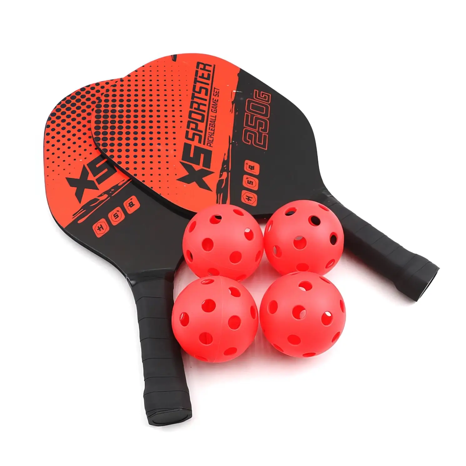XS Sporter Pickleball Paddle Game Set Wooden - Image 4