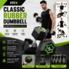 Classic Rubber Dumbbell Klassik Qantel