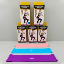 Silicone Yoga Fitness Elastic Band Ayaq Üçün Müqavimət Bandı
