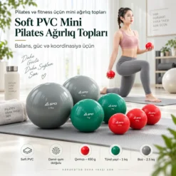 Soft PVC Iron Sand Filled Small Weight Ball Mini Pilates Ağırlıq Topları