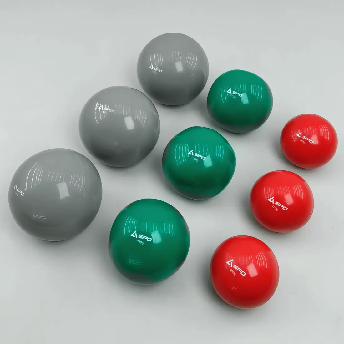 Soft PVC Iron Sand Filled Small Weight Ball Mini Pilates Ağırlıq Topları - Image 2
